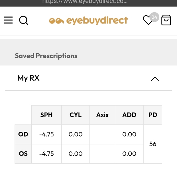 EyeBuyDirect Prescription Eyeglasses - Picture 7 of 7